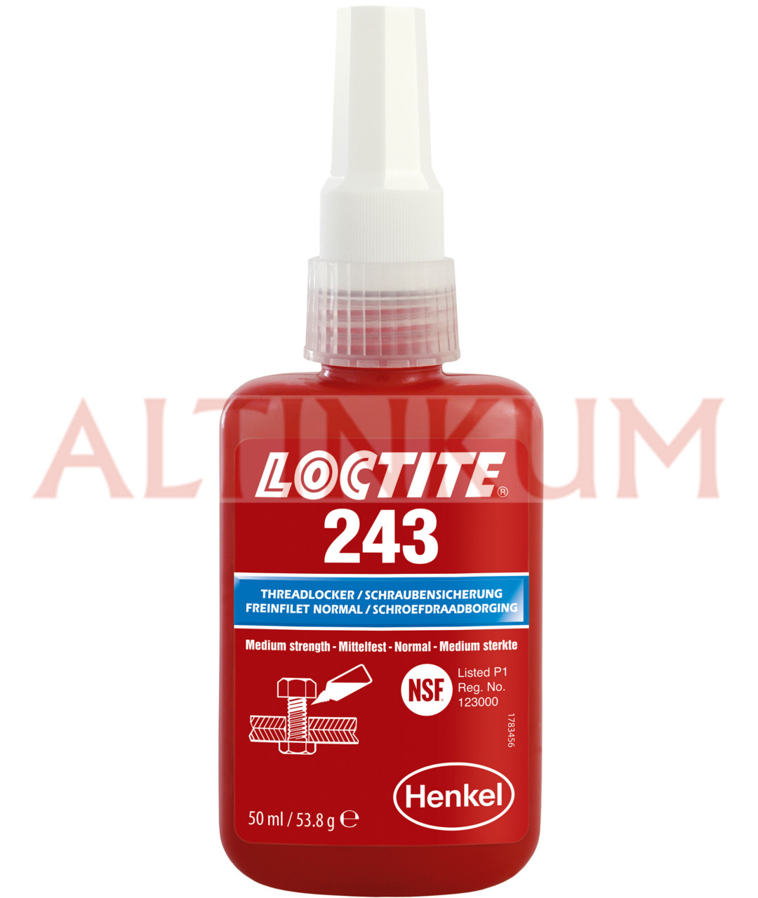 Loctite 243 Vida Gevşemezlik 50 ml Orta Mukavemetli